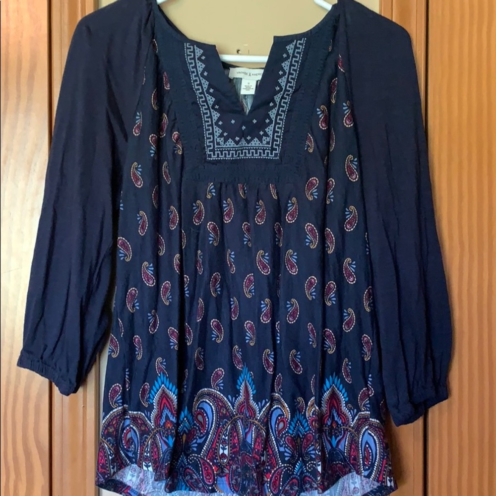 3/4 sleeve blouse